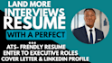 craft ats friendly executive resumes
