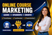 do online course promotion lead generation student enrollment funnel