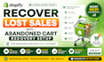 optimize shopify abandoned cart recovery setup for higher conversions