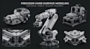 create professional hard surface 3d models for robots vehicles and products