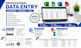 provide accurate data entry, web research and virtual assistant services with 2