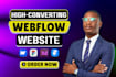 design webflow website, webflow cms, webflow saas landing page, webflow expert