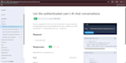 build a laravel restful API for your ai chatbot