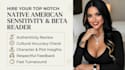 be your native american beta reader and sensitivity reader