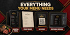 design a professional digital restaurant menu with qr code