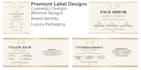 create cosmetic packaging, label design and 3d mockups