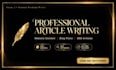 write SEO blog posts, articles and content that ranks