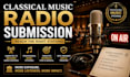 submit your classical music to radio stations