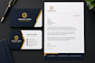 design professional business card and letterhead