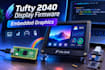 develop tufty 2040 display firmware with embedded graphics