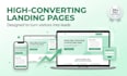 design a high converting landing page with tracking setup