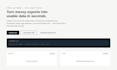 clean, structure, and automate your messy business data