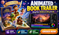 create a professional animated book trailer for your childrens book