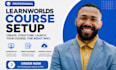 setup your learnworlds online course website learnworlds academy learnworlds lms