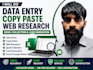 do web research and collect company information