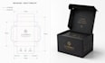 design premium e commerce mailer box packaging with 3d mockup