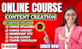 create kajabi online course setup membership site course curriculum lesson plan