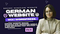 create german wix website design redesign hostinger wordpress website godaddy