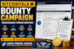 create a professional bitcointalk bounty campaign thread