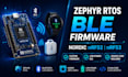 develop zephyr rtos ble firmware for nordic nrf52 and nrf53 devices