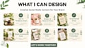 design social media posts and wellness brands