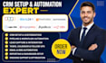 setup zoho crm bitrix24 suitedash freshsales automation agile n8n integration