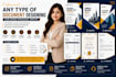 create a modern CV and resume design