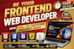 be front end developer figma to html css latest bootstrap 5
