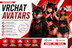 create custom vrchat avatar, anime furry, PC quest avatar