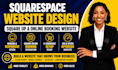 redesign squarespace business website square up, square online booking website