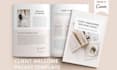 design client welcome packet, canva template, client onboarding, pricing guides