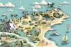 do vector map illustration and event map