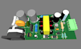 design esp32 stm32 iot device and battery powered pcb hardware