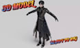 create 3d vtuber model 3d vroid vtuber rigging 3d character