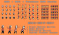 create custom pokemon trainer sprites, front, back, overworld for gen 3, 4, 5