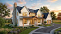 do 3d farmhouse, barndominium, tiny house, facade rendering
