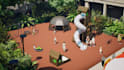 design realistic 3d amusement park, entertainment centers with realistic render