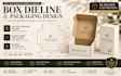 do box dieline design, packaging dieline, packaging box, and box template