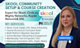 setup skool community circle so kajabi ghl course creation