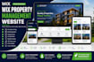 design a professional wix property management website