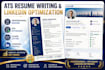 develop ats resume writing, professional resume writing, linkedin optimization