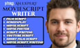 do movie script, screenplay, film script, script writing, tv series