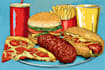 draw a food pop art illustration