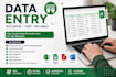 data entry logo desning video eadting