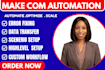 create fix and setup make com automation zapier