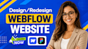 design modern webflow website, develop webflow website, figma to webflow expert
