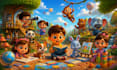 design fun and educational cartoon characters to make learning fun and engaging