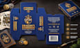 design card game cards, boxes and labels