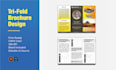 design a modern bifold brochure for print and marketing