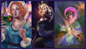 create a dark fantasy character illustration